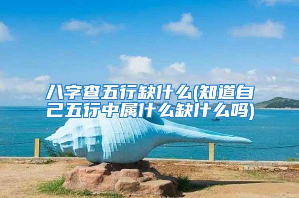 八字查五行缺什么(知道自己五行中属什么缺什么吗)
