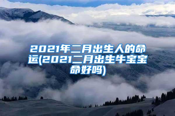 2021年二月出生人的命运(2021二月出生牛宝宝命好吗)