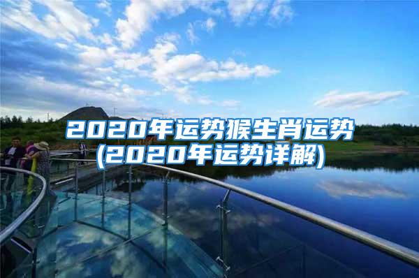 2020年运势猴生肖运势(2020年运势详解)