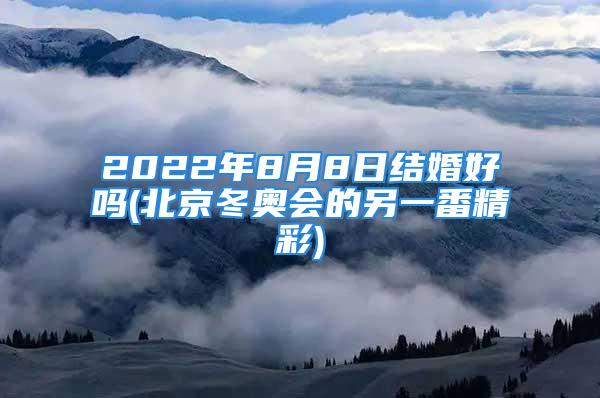 2022年8月8日结婚好吗(北京冬奥会的另一番精彩)