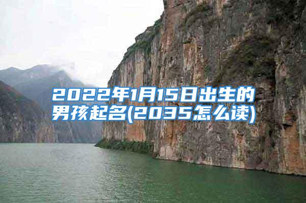 2022年1月15日出生的男孩起名(2035怎么读)