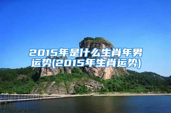 2015年是什么生肖年男运势(2015年生肖运势)