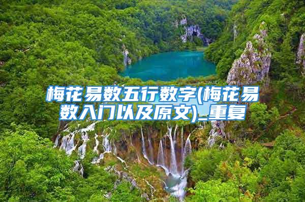 梅花易数五行数字(梅花易数入门以及原文)_重复
