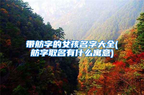 带舫字的女孩名字大全(舫字取名有什么寓意)