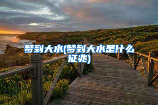梦到大水(梦到大水是什么征兆)
