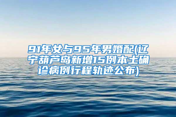 91年女与95年男婚配(辽宁葫芦岛新增15例本土确诊病例行程轨迹公布)