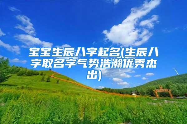 宝宝生辰八字起名(生辰八字取名字气势浩瀚优秀杰出)