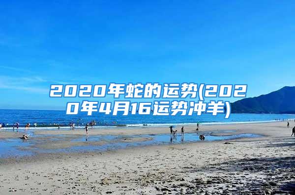 2020年蛇的运势(2020年4月16运势冲羊)