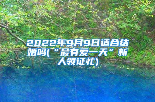 2022年9月9日适合结婚吗(“最有爱一天”新人领证忙)