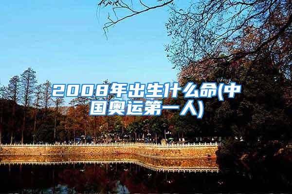2008年出生什么命(中国奥运第一人)
