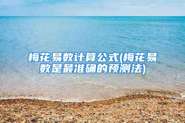 梅花易数计算公式(梅花易数是最准确的预测法)