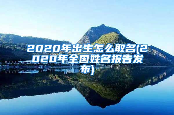 2020年出生怎么取名(2020年全国姓名报告发布)