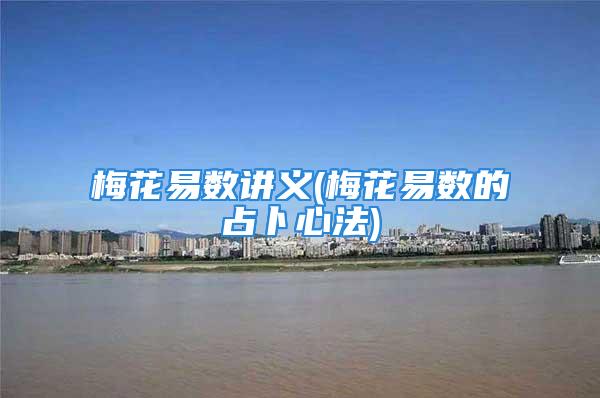 梅花易数讲义(梅花易数的占卜心法)