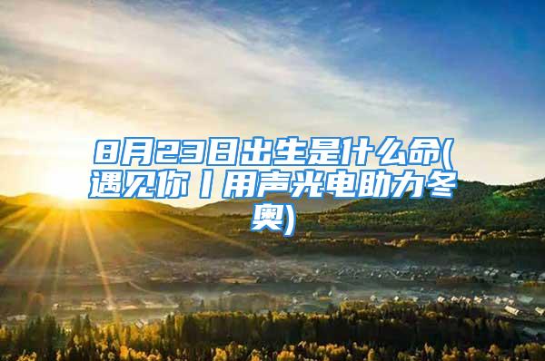 8月23日出生是什么命(遇见你丨用声光电助力冬奥)