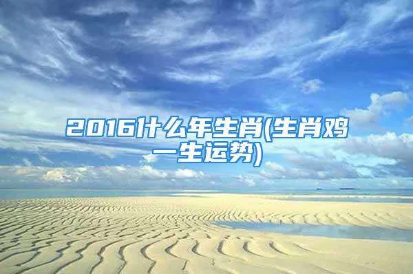 2016什么年生肖(生肖鸡一生运势)