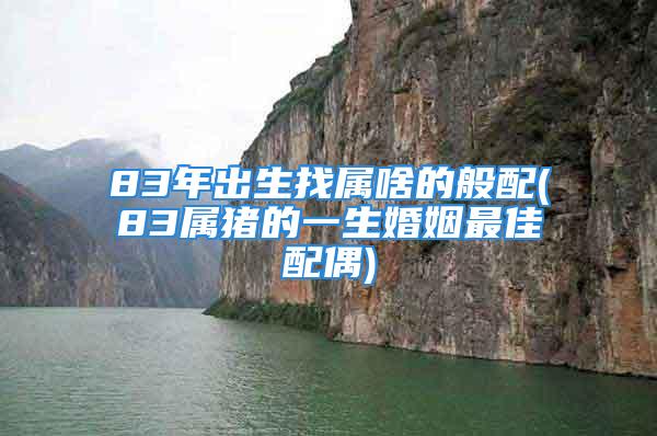83年出生找属啥的般配(83属猪的一生婚姻最佳配偶)