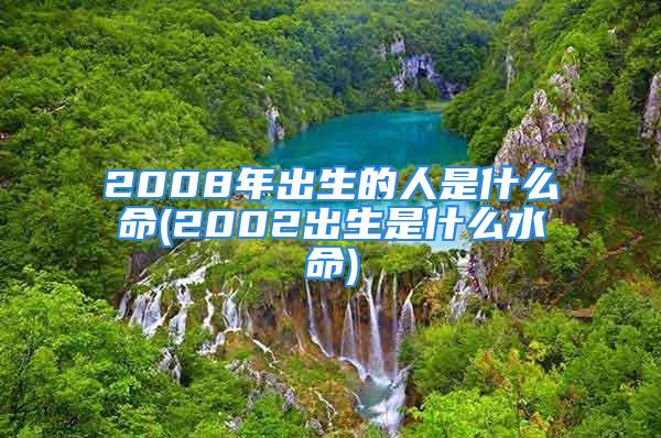 2008年出生的人是什么命(2002出生是什么水命)