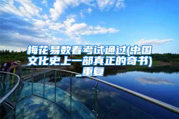 梅花易数看考试通过(中国文化史上一部真正的奇书)_重复
