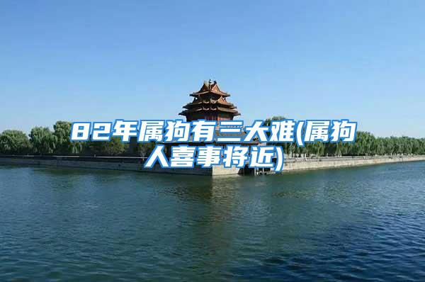 82年属狗有三大难(属狗人喜事将近)