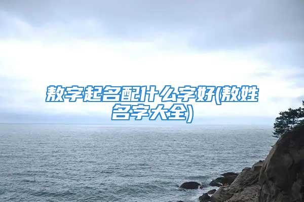 敖字起名配什么字好(敖姓名字大全)