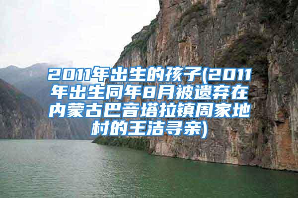 2011年出生的孩子(2011年出生同年8月被遗弃在内蒙古巴音塔拉镇周家地村的王洁寻亲)