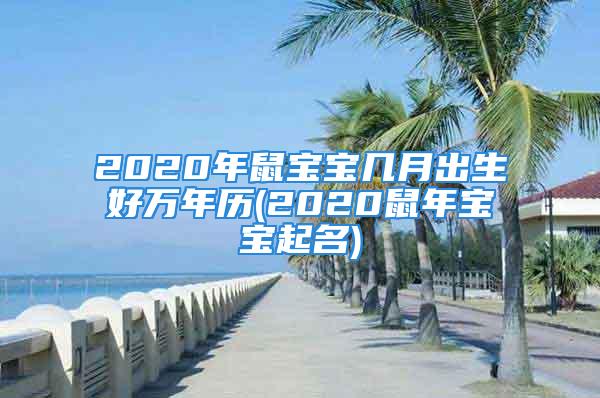 2020年鼠宝宝几月出生好万年历(2020鼠年宝宝起名)