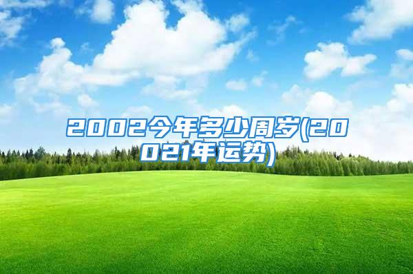 2002今年多少周岁(20021年运势)