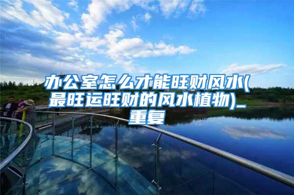 办公室怎么才能旺财风水(最旺运旺财的风水植物)_重复