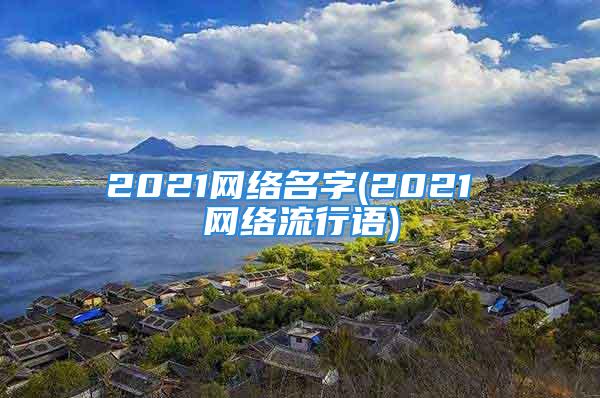 2021网络名字(2021 网络流行语)