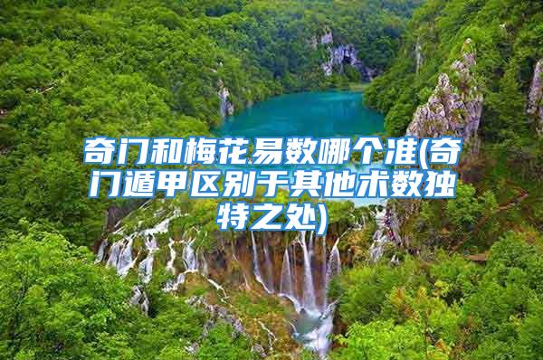 奇门和梅花易数哪个准(奇门遁甲区别于其他术数独特之处)