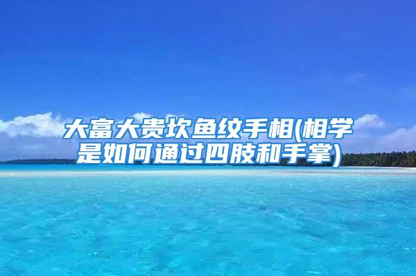 大富大贵坎鱼纹手相(相学是如何通过四肢和手掌)