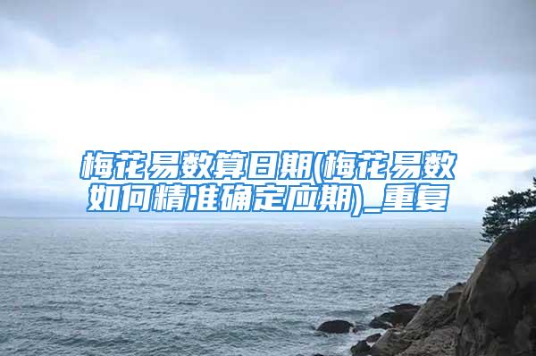 梅花易数算日期(梅花易数如何精准确定应期)_重复