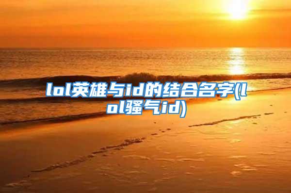 lol英雄与id的结合名字(lol骚气id)