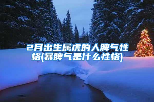 2月出生属虎的人脾气性格(暴脾气是什么性格)