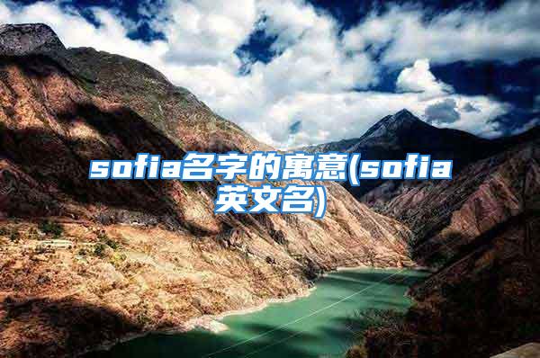 sofia名字的寓意(sofia英文名)