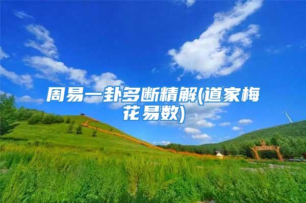 周易一卦多断精解(道家梅花易数)