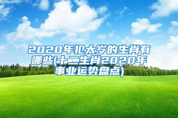 2020年犯太岁的生肖有哪些(十二生肖2020年事业运势盘点)