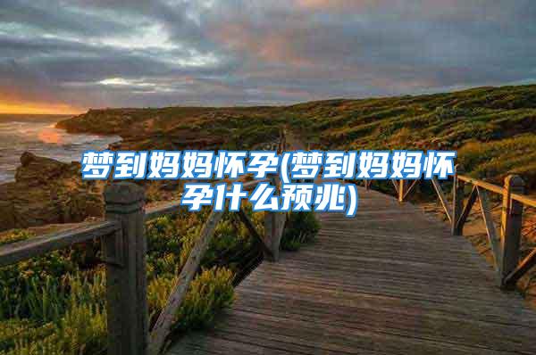 梦到妈妈怀孕(梦到妈妈怀孕什么预兆)