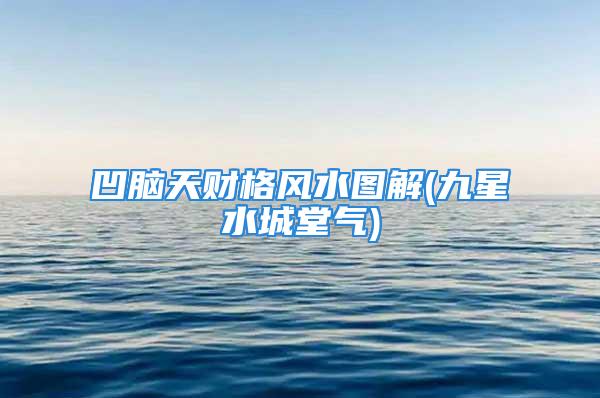 凹脑天财格风水图解(九星水城堂气)