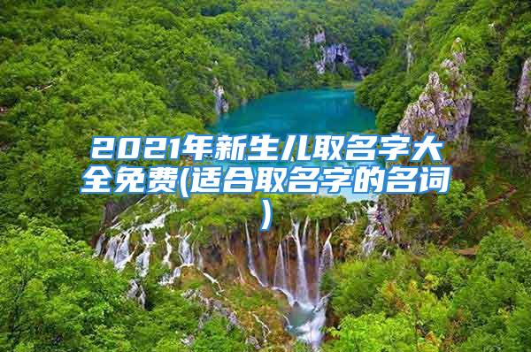 2021年新生儿取名字大全免费(适合取名字的名词)