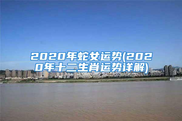 2020年蛇女运势(2020年十二生肖运势详解)