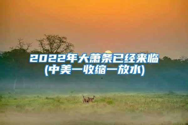 2022年大萧条已经来临(中美一收缩一放水)