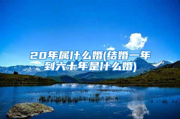 20年属什么婚(结婚一年到六十年是什么婚)