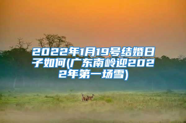 2022年1月19号结婚日子如何(广东南岭迎2022年第一场雪)