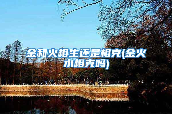 金和火相生还是相克(金火水相克吗)