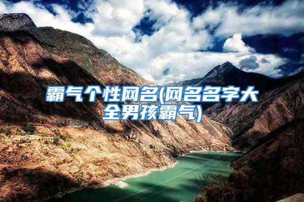 霸气个性网名(网名名字大全男孩霸气)