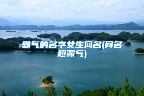 霸气的名字女生网名(网名超霸气)