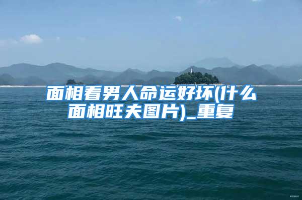 面相看男人命运好坏(什么面相旺夫图片)_重复