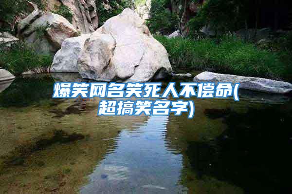 爆笑网名笑死人不偿命(超搞笑名字)