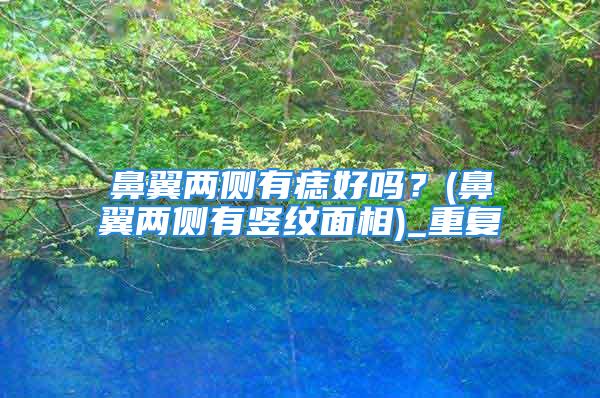 鼻翼两侧有痣好吗？(鼻翼两侧有竖纹面相)_重复